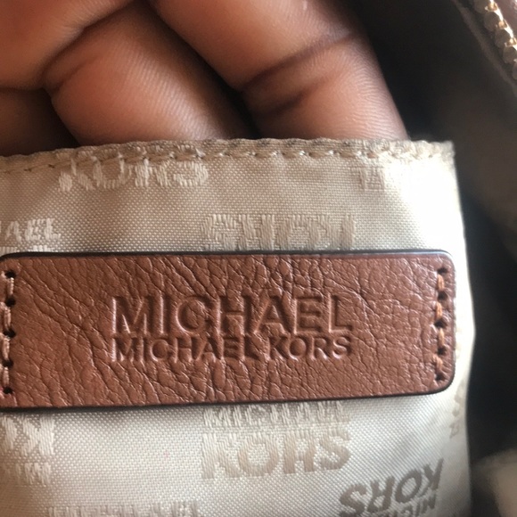 Brown and gold Michael Kors bag - Picture 3 of 4